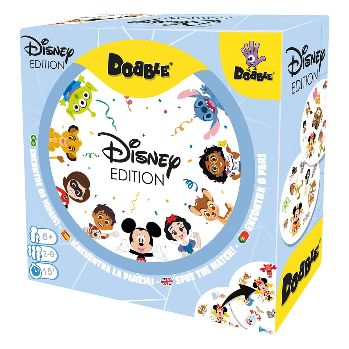 Zygomatic - Juego de Mesa Dobble Disney Edition Asmodee.