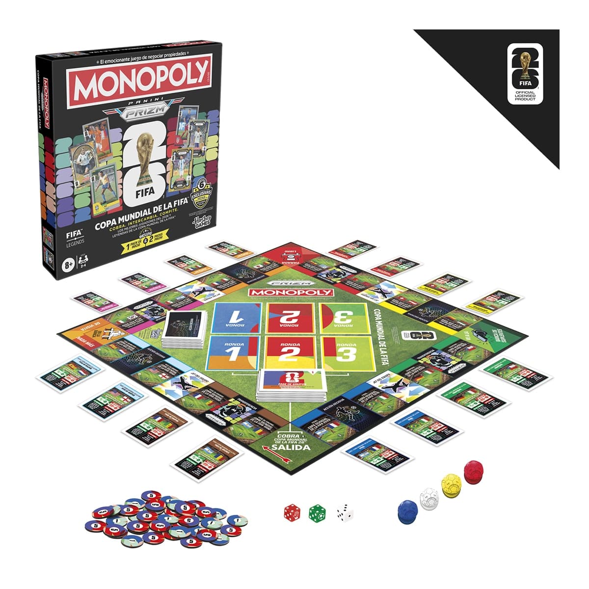 Juego de mesa Monopoly Panini Prizm Copa mundial de la FIFA Hasbro - Image 2