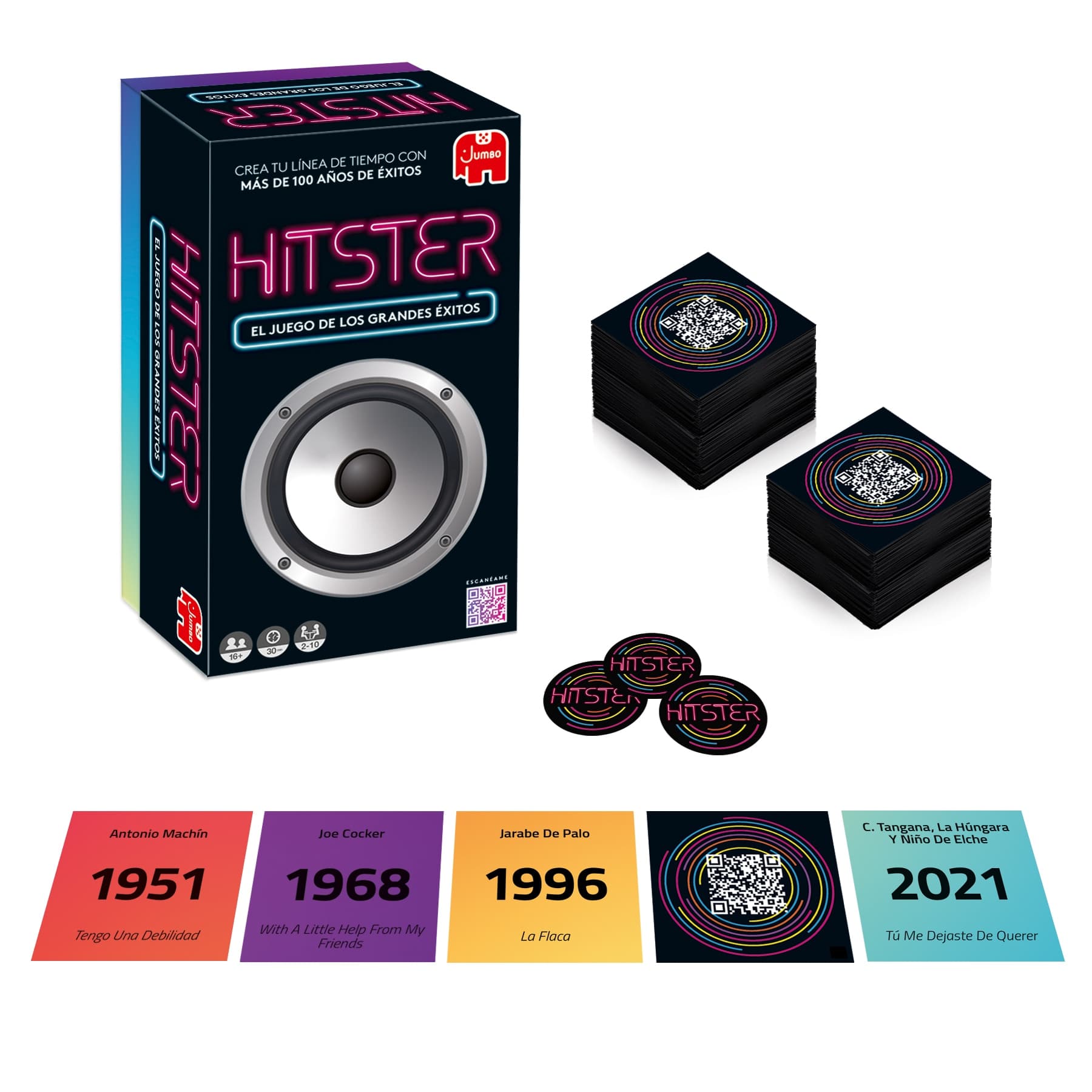 Juego de mesa Hitster, El juego de los grandes éxitos Jumbo - Image 2