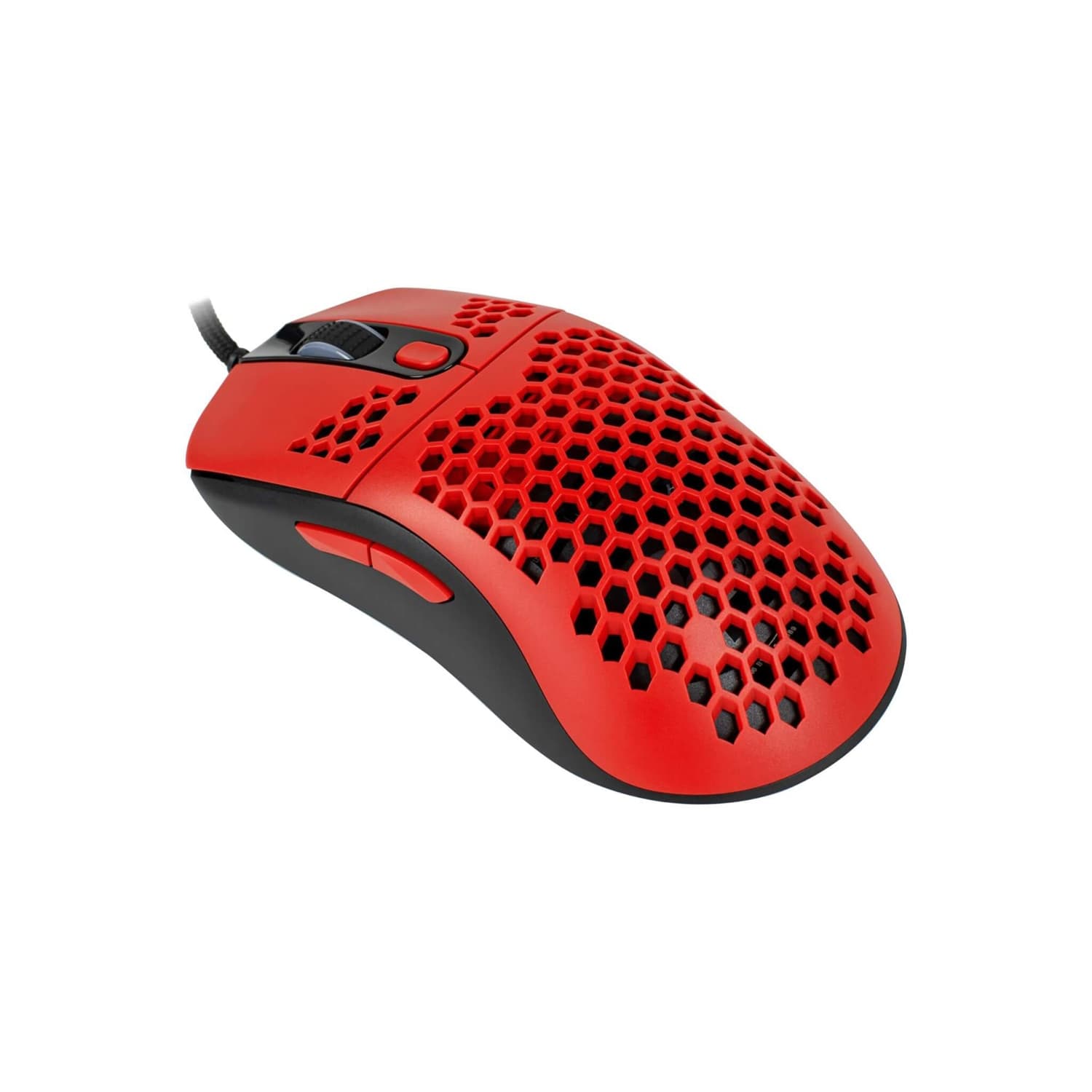 Arozzi - Ratón Arozzi Favo Ultra Light Negro Rojo.