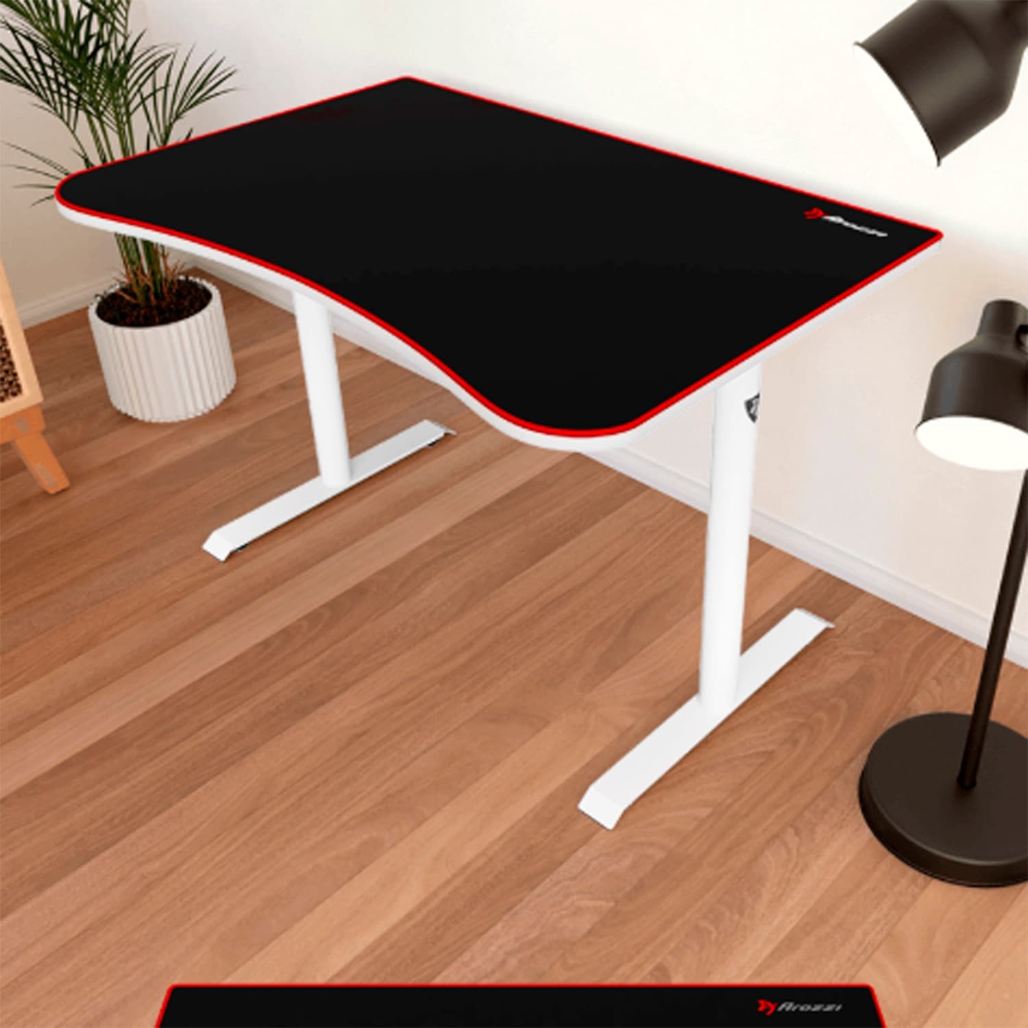 Arozzi - Mesa escritorio Gaming Arozzi Arena Fratello Blanco.