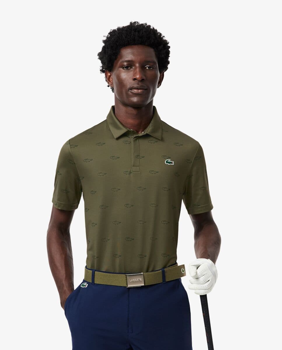 Lacoste - Polo de hombre de golf de corte regular con protección uv de manga corta. - Image 2