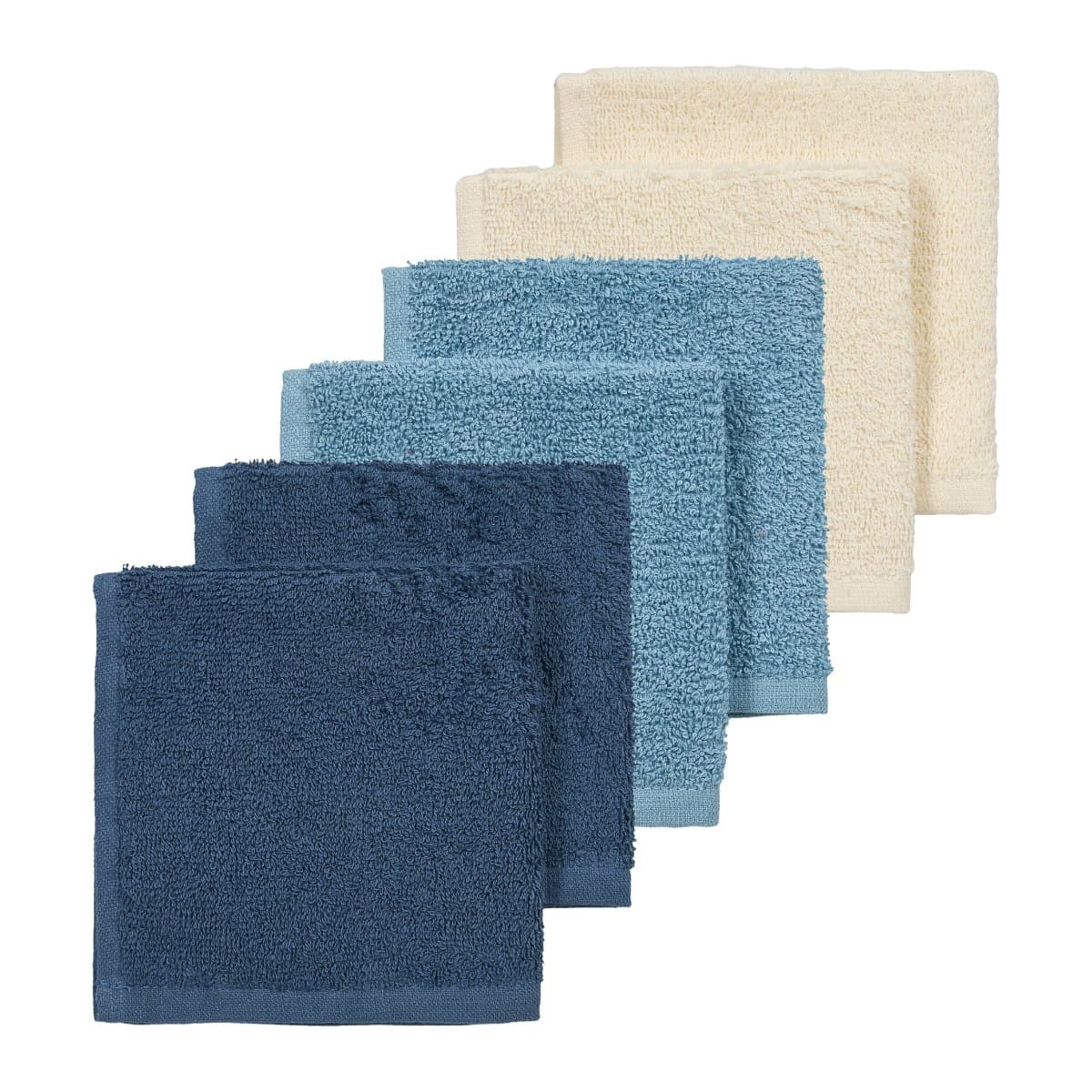 Meyco - Pack 6 toallas faciales 30x30 cm meyco.