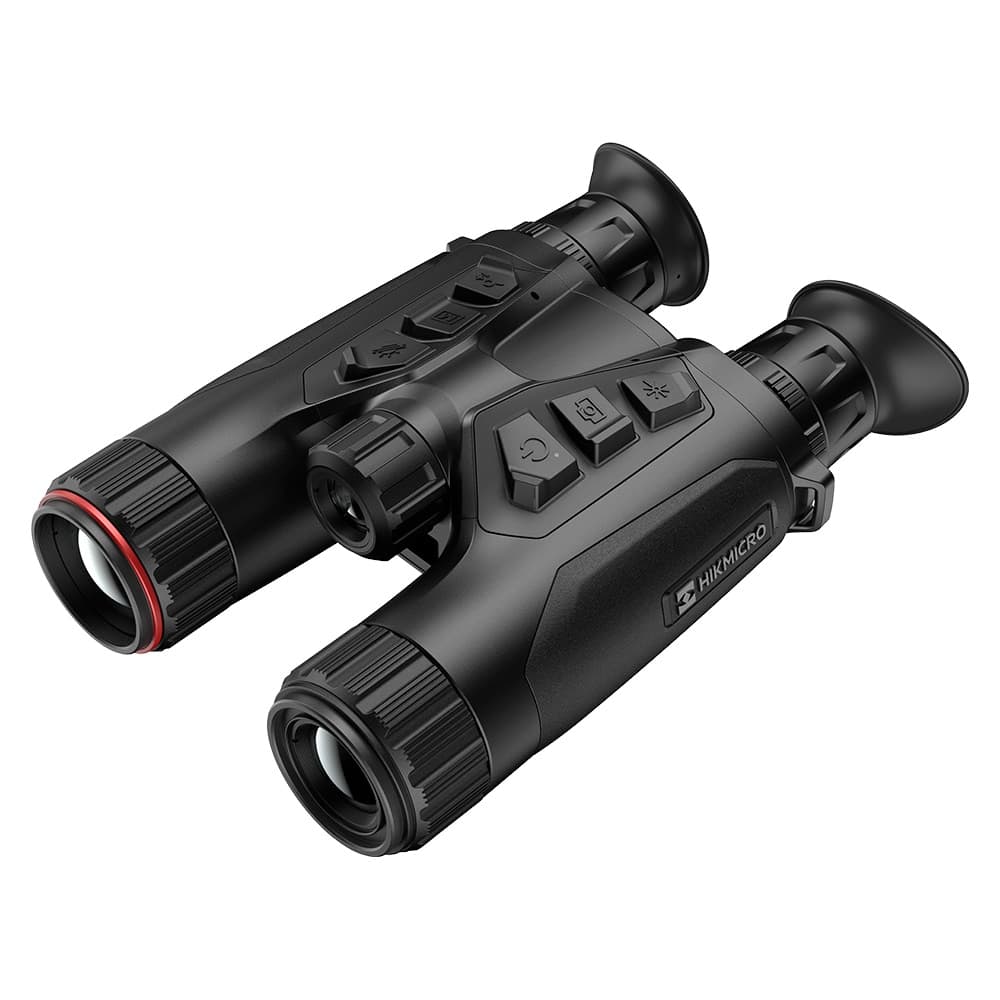 Hikmicro - Binoculares térmicos Habrok HH35L telémetro IR 850nm Hikmicro.