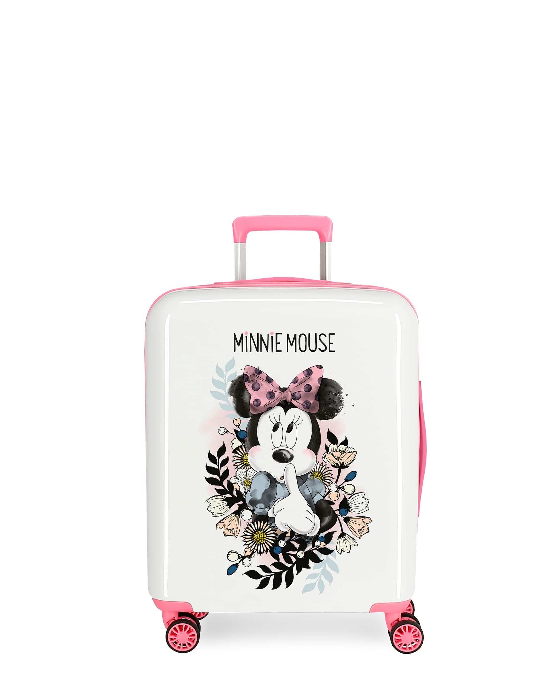 Disney - Maleta de cabina infantil Minnie Style rígida con capacidad de 34L.