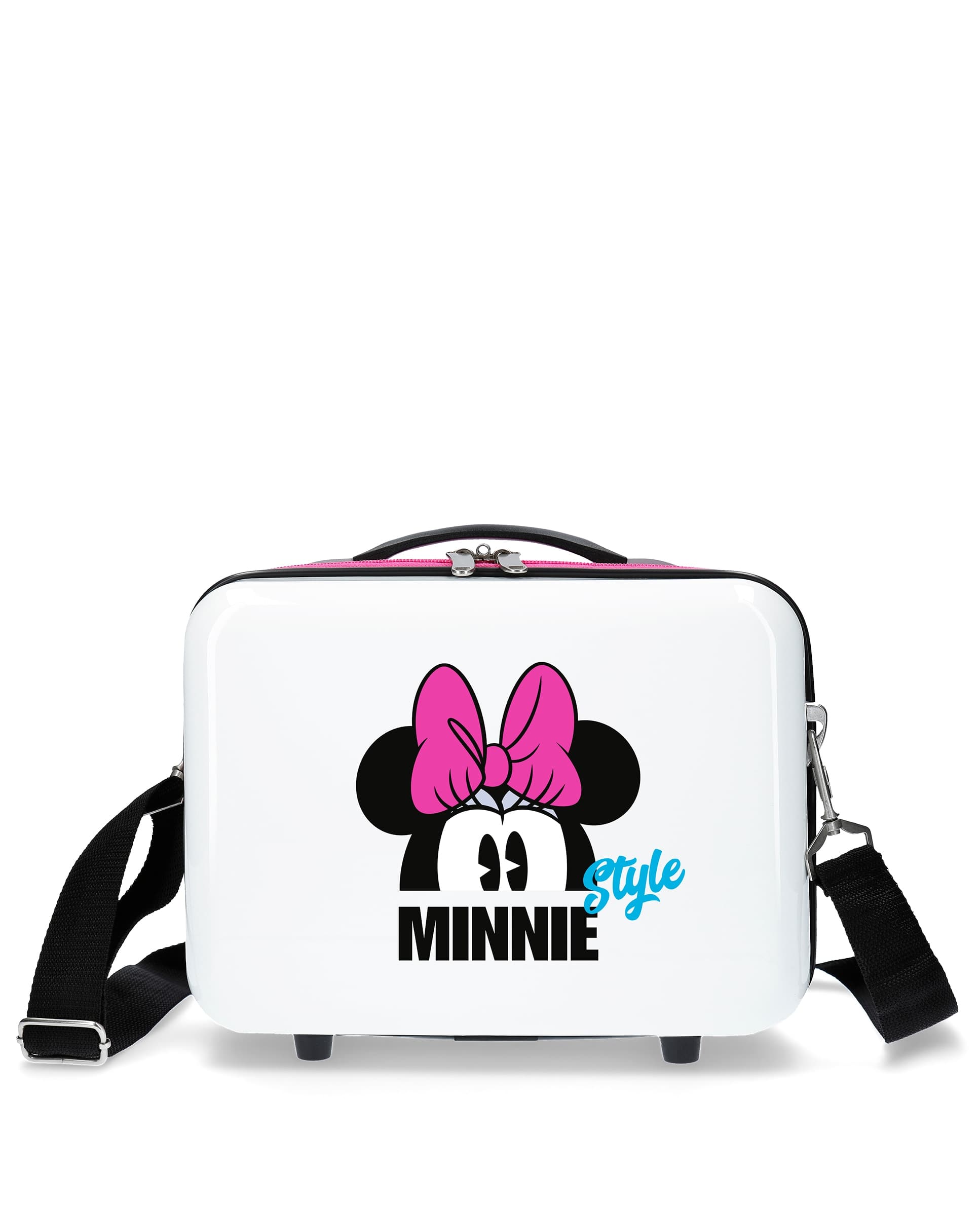 Disney - Neceser infantil Minnie Style rígido con capacidad de 9L.