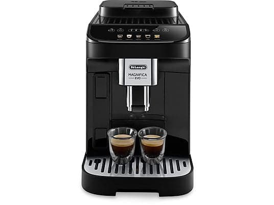 DELONGHI Magnifica Evo ECAM290.61.B - 4 Kaffeespezialitäten, 5 Direktwahltasten, cremiger Milchschaum, einfache Bedienung, Kaffeevollautomat Schwarz - Image 3
