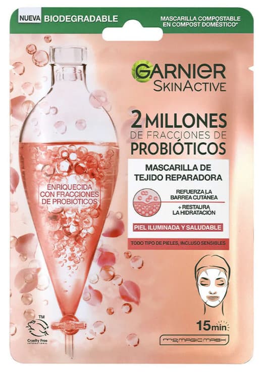 Garnier    

            Mascarilla Facial de Tejido Reparadora - Image 1