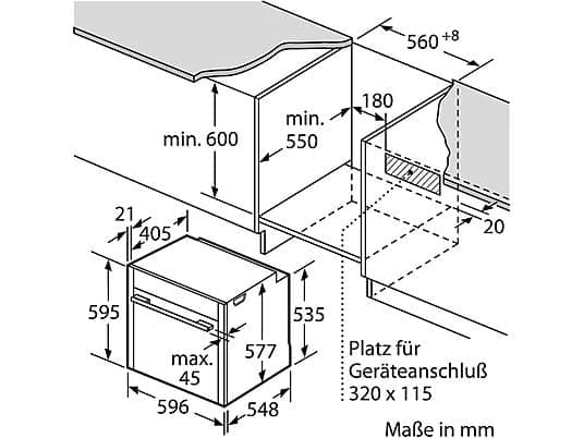 NEFF B54CR31N0, Backofen (Einbaugerät, 71 l, 596 mm breit), N 70 - Image 3