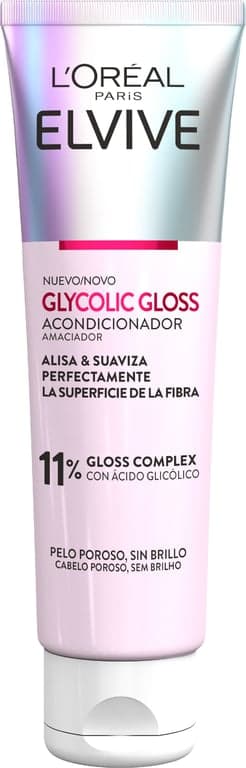 L'Oréal París    

            Elvive Acondicionador Glycolic Gloss Con Ácido Glicólico Cabello Suave Y Brillante - Image 1