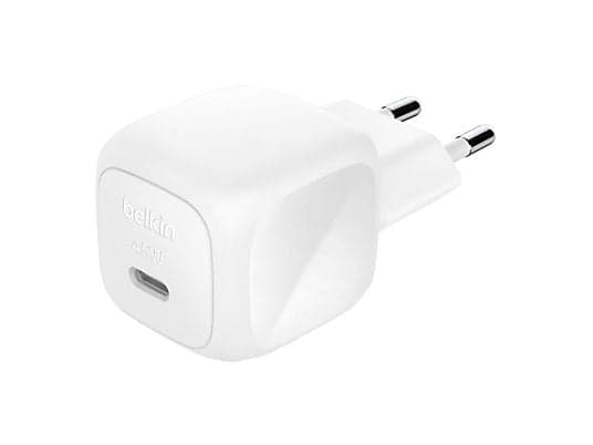 Cargador de pared - Belkin BoostCharge Cargador de pared USB-C de 45 W, Universal, Blanco - Image 2