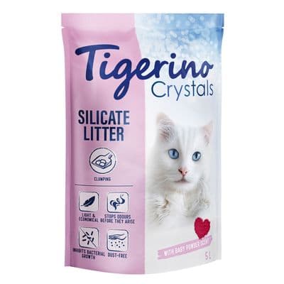 Tigerino Crystals Classic Sensitive arena absorbente sin olor - Image 8