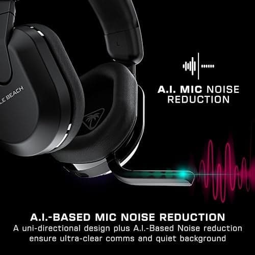 Turtle Beach Stealth 600 Console Noir Casque Gaming sans Fil w/ 80hr Batterie, Écouteurs de 50mm et Bluetooth pour Xbox Series X ou S, PC et Mobile - Image 6