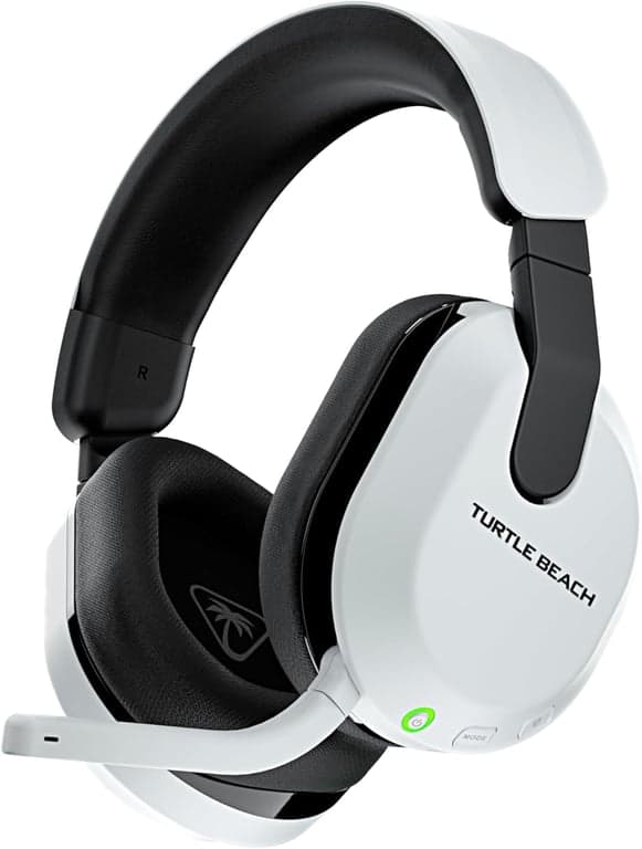 Turtle Beach Stealth 600 Console Blanc Playstation Casque Gaming sans Fil w/ 80hr Batterie, Écouteurs de 50mm et Bluetooth pour PS5, PS4, PC et Mobile - Image 1