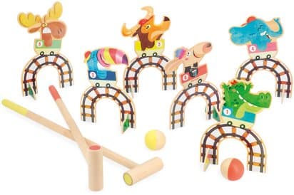 JEU DE CROQUET JUNIOR ET ADULTE - 6 JOUEURS - Image 3