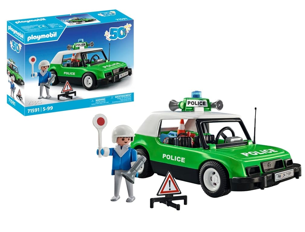 Coche policía clásico Playmobil 50th Anniversary - Image 2