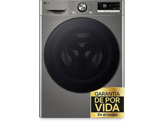 Lavadora carga frontal - LG F4WR7009AGS, Serie 700, 9 kg, 1400 rpm, 14 Programas, AI Direct Drive™, TurboWash™360˚, Inox - Image 2