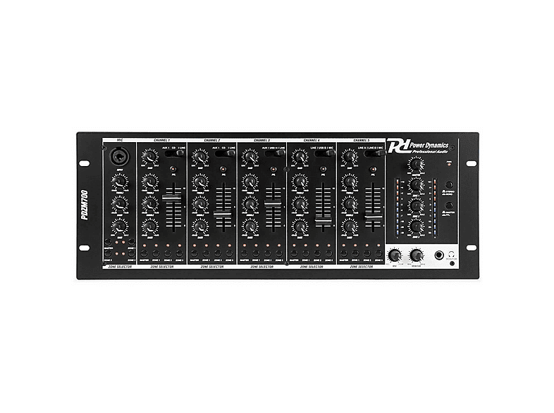 Mezcladora DJ - PDZM700 POWER DYNAMICS, Black - Image 1