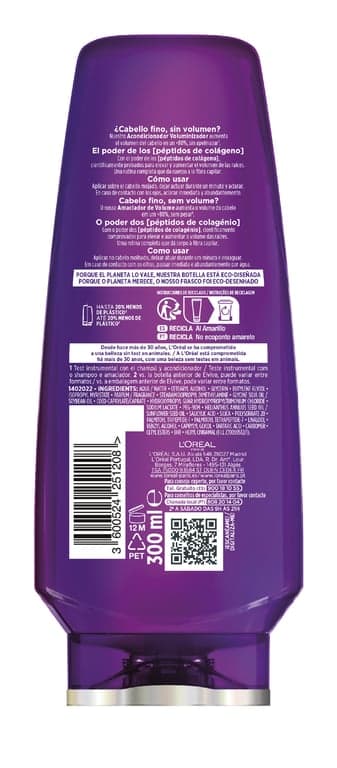 L'Oréal París    

            Elvive Collagen Lifter Acondicionador Voluminizador - Image 2