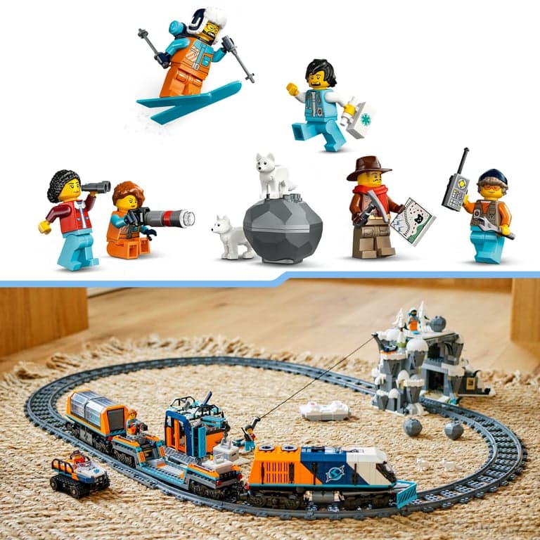 Juego de construcción Tren Expreso Polar Ártico de los Exploradores LEGO City - 60470 - Image 6