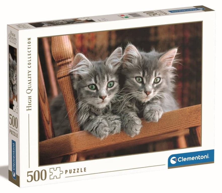 HIGH QUALITY - PUZZLE 500 PIECES CHATONS - Image 1