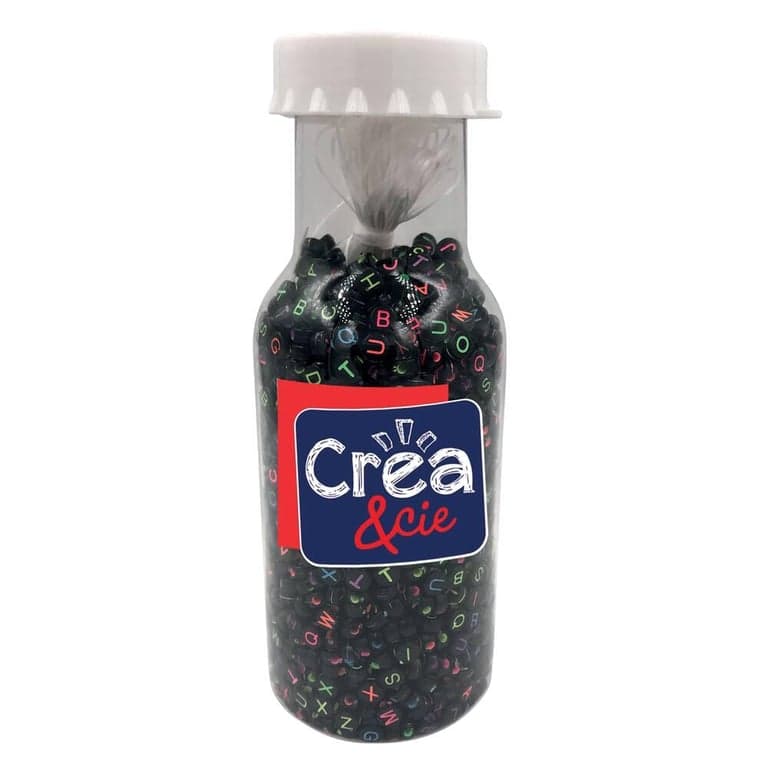 MES PERLES NOIRES AVEC DES LETTRES - Image 1