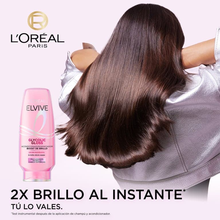 L'Oréal París    

            Elvive Glycolic Core Gloss Acondicionador Boost de Brillo - Image 4
