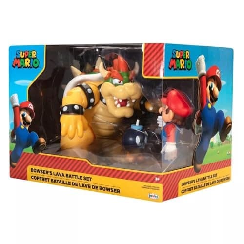 Disney Super Mario - Bataille avec Bowser - Licence Officielle - Coffret Pont Dynamique & Figurine - Son & Lumière - Lave Rougeoyante - Immersion Jeu - Dès 3 Ans - Image 6