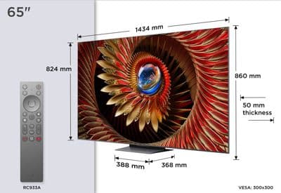 TV Mini Led TCL 65C89K 2025-65 pouces (164cm) - Image 5