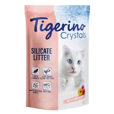 Tigerino Crystals 6 x 5 l arena para gatos - Pack mixto - Image 4
