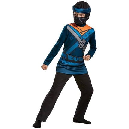 LEGO NINJAGO MOVIE-  DEGUISEMENT JAY COMBINAISON TAILLE 4-6 ANS - Image 2