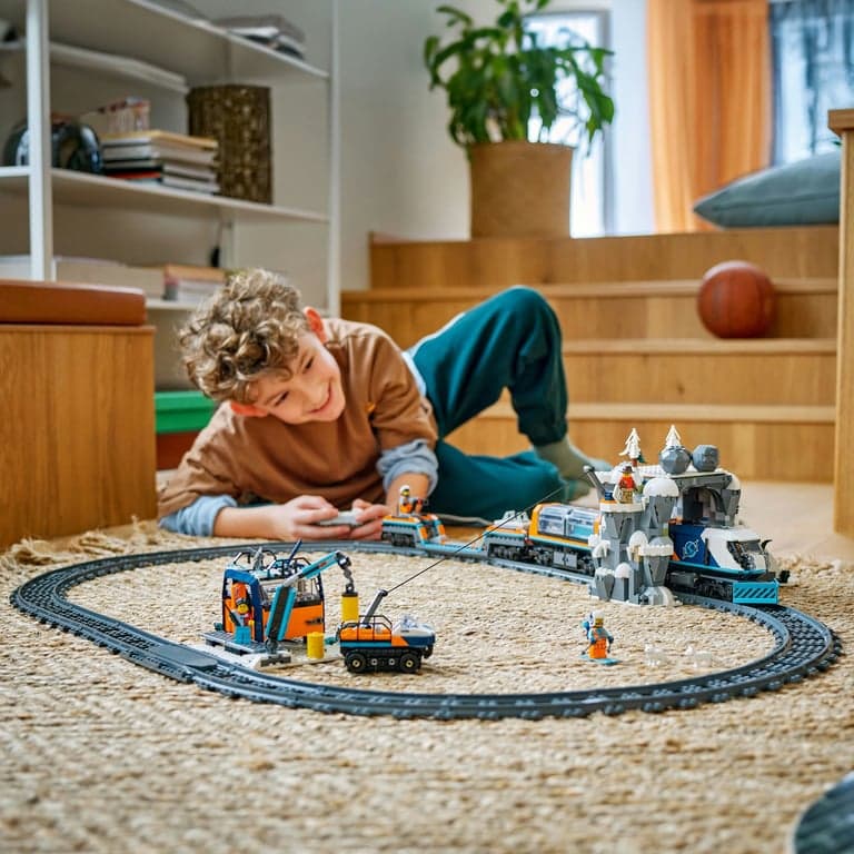 Juego de construcción Tren Expreso Polar Ártico de los Exploradores LEGO City - 60470 - Image 2