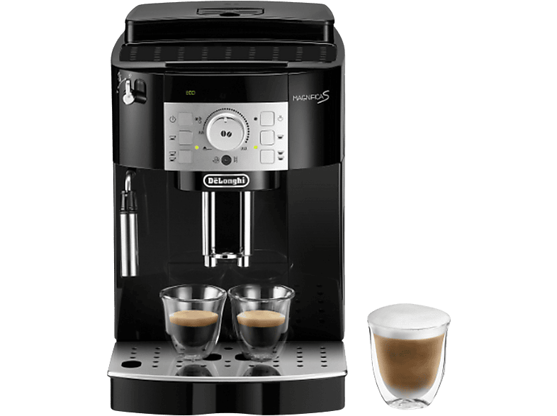 Cafetera superautomática - De'Longhi Magnifica S ECAM22.113.B, 1450 W, 15 bar, Molinillo integrado, Sistema Thermoblock, Vaporizador, Negro - Image 1