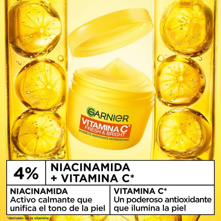 Garnier    

            Vitamina C Fresh & Bright Sorbete Hidratante Antimanchas - Image 4