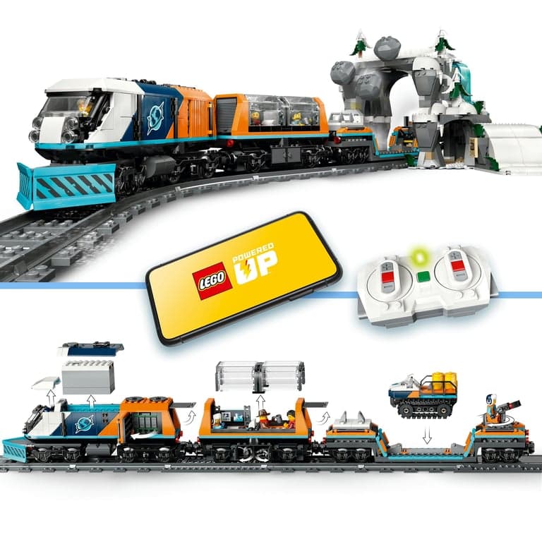 Juego de construcción Tren Expreso Polar Ártico de los Exploradores LEGO City - 60470 - Image 4