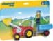 FERMIER AVEC TRACTEUR ET REMORQUE - 6964 - Image 3