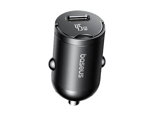 Cargador coche - Baseus PrimeTrip VP2, Universal, 45W, Tipo-C, Con cable 100 cm 60W, Carga rápida, Negro - Image 2