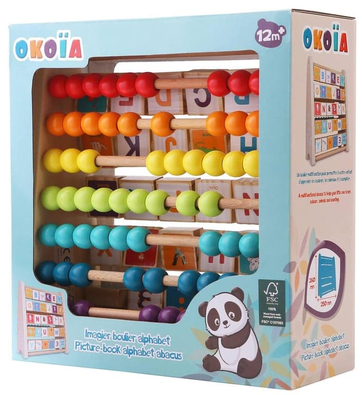IMAGIER BOULIER ALPHABET EN BOIS - Image 3