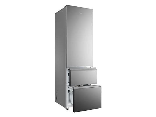 Frigorífico combi - Haier 3D 60 Series 3 HTR3620DNMG, No Frost, 205 cm, 414 l, Fresh 0°C Zone, Direct Access, Inox - Image 5