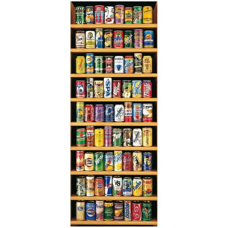 PUZZLE 2000 PIECES PANORAMA CANETTES - Image 1