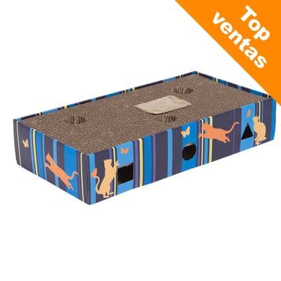 Rascador de cartón Scratch & Play para gatos - Image 1