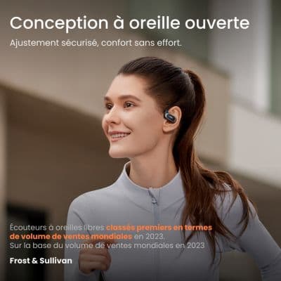Ecouteurs SHOKZ OpenFit Air Noir - Image 3