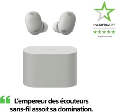 Ecouteurs SONY WF-1000XM6 Blanc - Image 1