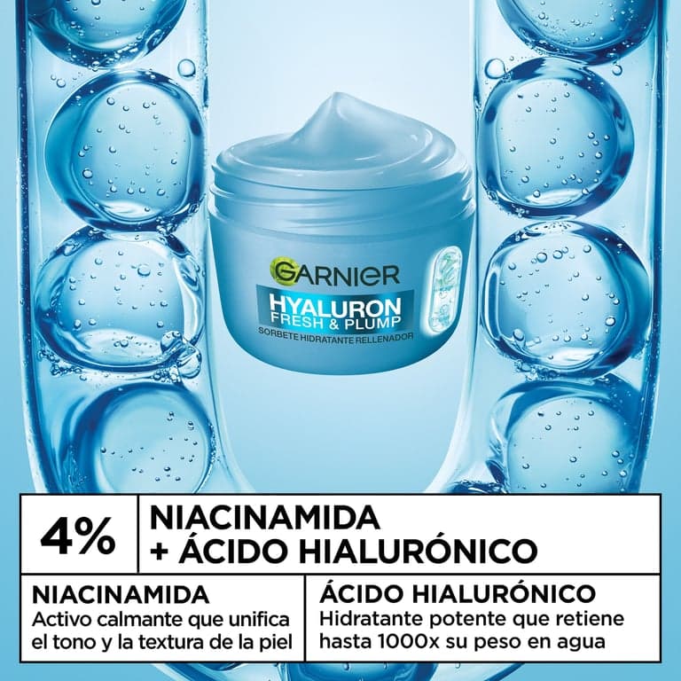 Garnier    

            Hyaluron Fresh&Plump Sorbete Hidratante Rellenador - Image 4