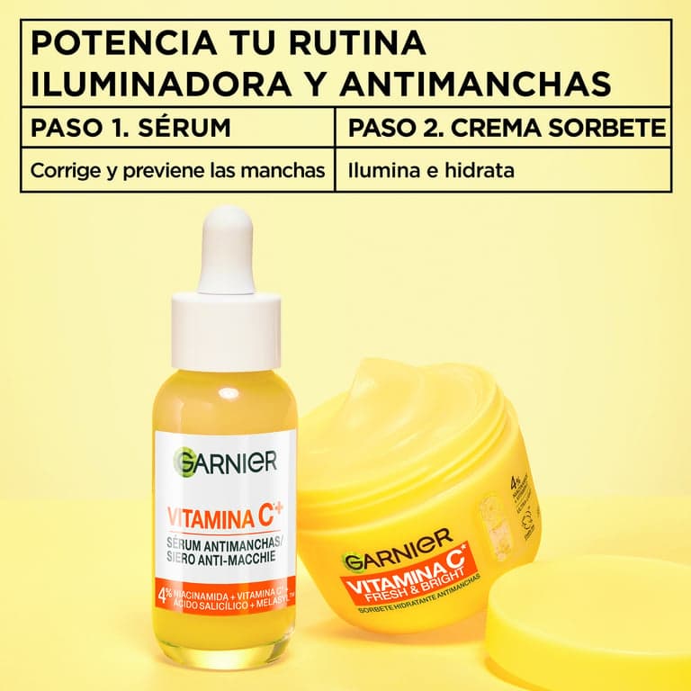 Garnier    

            Vitamina C Fresh & Bright Sorbete Hidratante Antimanchas - Image 9