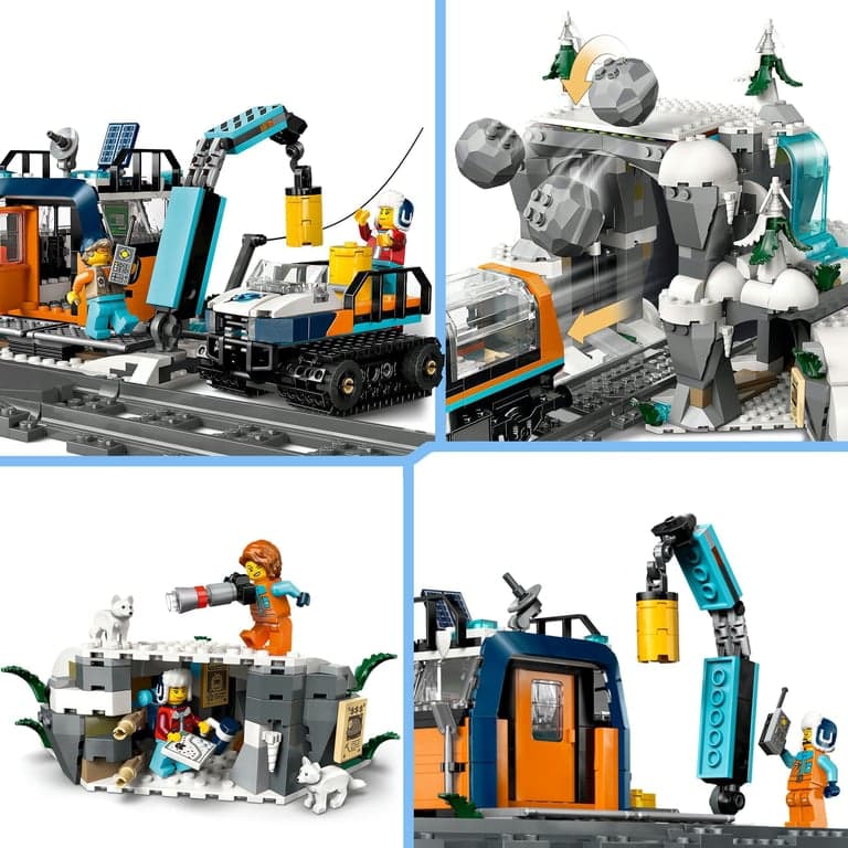 Juego de construcción Tren Expreso Polar Ártico de los Exploradores LEGO City - 60470 - Image 5