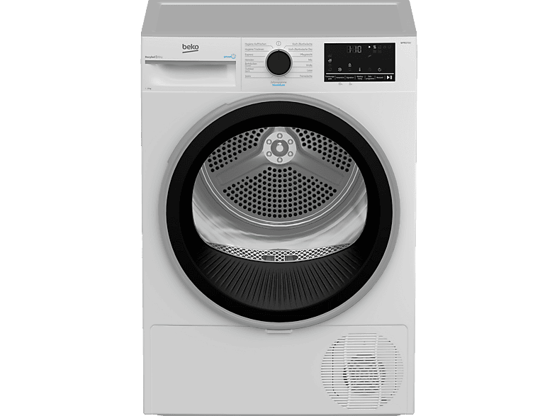 BEKO B5T68219 Wärmepumpentrockner (8 kg, B, Weiß) - Image 1