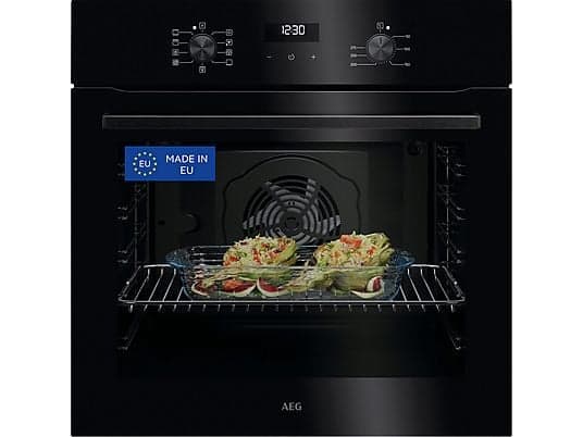Horno - AEG TU5AB20WSK, Multifunción, Limpieza por agua, 72 l, Display LED, 60 cm, Negro - Image 2