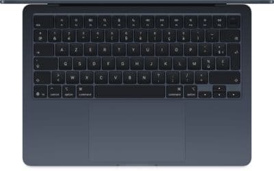Ordinateur Apple MACBOOK Air 15" Puce M5 CPU 10 / GPU 10 coeurs Mémoire RAM 16Go Stockage 512Go SSD Minuit - Image 2