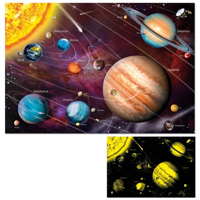 PUZZLE 1000 PIECES NEON SYSTEME SOLAIRE - Image 1